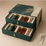 Tea and honey pairing — Two-drawer box