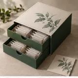Coffee drip-bag wardrobe — Two-drawer box