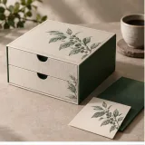 Custom drip coffee bag packaging — Two-drawer box — Closed set