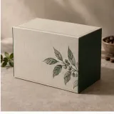 Custom drip coffee bag packaging — Two-drawer box — Side / rear