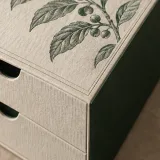 Custom drip coffee bag packaging — Two-drawer box — Material & finish