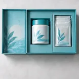 Custom collagen gift set packaging — Magnetic book box — Product & insert
