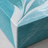 Custom collagen gift set packaging — Magnetic book box — Material & finish