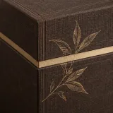Custom nutrition powder packaging — Shoulder-neck box — Material & finish