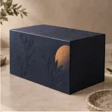 Custom travel wellness sachet packaging — Two-drawer box — Side / rear