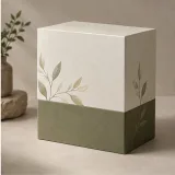Custom wellness programme kit packaging — Two-tier lift-off box — Side / rear