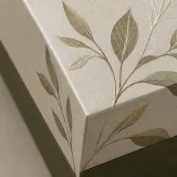 Custom wellness programme kit packaging — Two-tier lift-off box — Material & finish