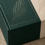 Custom protein shaker gift packaging — Magnetic book box — Material & finish