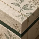 Custom botanical capsule packaging — Shoulder-neck box — Material & finish