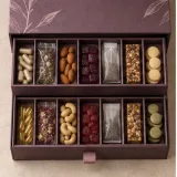 Custom wellness refill sachet packaging — Two-drawer box — Product & insert