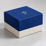 Custom engagement ring packaging — Lift-off lid — Side / rear
