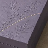 Custom watch strap gift set packaging — Magnetic book box — Material & finish