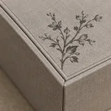 Custom wedding jewelry set packaging — Double-door box — Material & finish