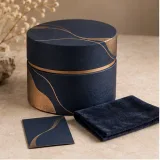 Custom cuff bracelet packaging — Shoulder-neck box — Closed set