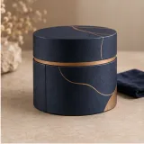 Custom cuff bracelet packaging — Shoulder-neck box — Side / rear
