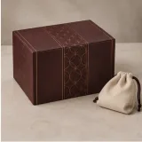 Custom watch collection packaging — Two-drawer box — Side / rear