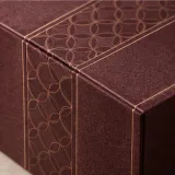 Custom watch collection packaging — Two-drawer box — Material & finish
