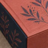 Custom earring collection packaging — Two-drawer box — Material & finish