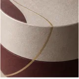 Custom single watch packaging — Round lift-off box — Material & finish