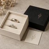 Anniversary ring pair — Lift-off lid