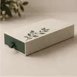 Custom bracelet gift packaging — Drawer box — Side / rear