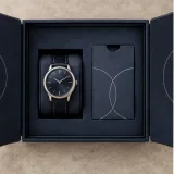 Custom watch presentation packaging — Double-door box — Product & insert