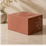 Custom fine jewelry packaging — Two-drawer box — Side / rear
