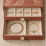 Custom fine jewelry packaging — Two-drawer box — Product & insert