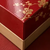 Custom mooncake gift packaging — Lift-off lid — Material & finish