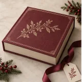Custom pastry gift packaging — Magnetic book box — Closed set