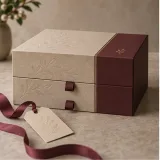 Custom biscuit gift packaging — Two-drawer box — Closed set