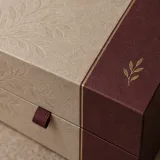 Custom biscuit gift packaging — Two-drawer box — Material & finish