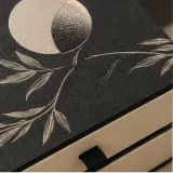 Custom pastry assortment packaging — Two-drawer box — Material & finish