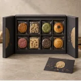 New year pastry gift — Double-door box
