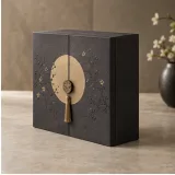 Custom new year pastry packaging — Double-door box — Side / rear