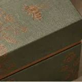 Custom honey jar gift packaging — Shoulder-neck box — Material & finish
