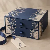 Custom cookie assortment packaging — Two-drawer box — Closed set