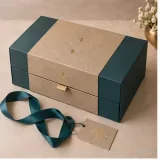 Custom festive sweet packaging — Two-drawer box — Closed set