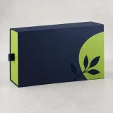 Custom client welcome gift packaging — Drawer box — Side / rear