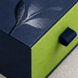 Custom client welcome gift packaging — Drawer box — Material & finish
