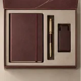 Custom desk accessory gift packaging — Magnetic book box — Product & insert