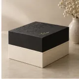 Custom commemorative gift packaging — Shoulder-neck box — Side / rear