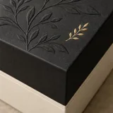 Custom commemorative gift packaging — Shoulder-neck box — Material & finish