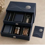 Corporate gift library — Two-drawer box
