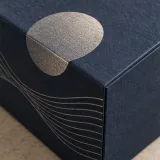 Custom corporate gift set packaging — Two-drawer box — Material & finish