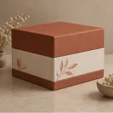 Custom VIP gift set packaging — Two-tier lift-off box — Side / rear