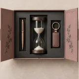 Custom anniversary gift packaging — Double-door box — Product & insert