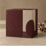 Custom employee onboarding kit packaging — Two-tier lift-off box — Side / rear