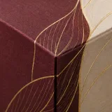 Custom single wine bottle gift box packaging — Lift-off lid — Material & finish