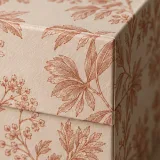 Custom amber candle jar presentation box packaging — Shoulder-neck box — Material & finish